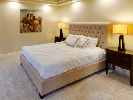 Tufted Headboard Bed