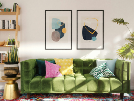 Velvet Designer Sofa